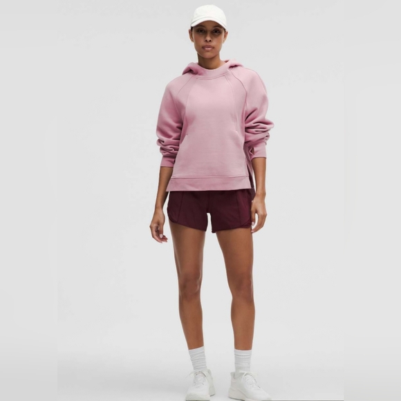 NWT Lululemon Scuba Oversized Side-Slit HoodieRose Blush M/L - Picture 2 of 7